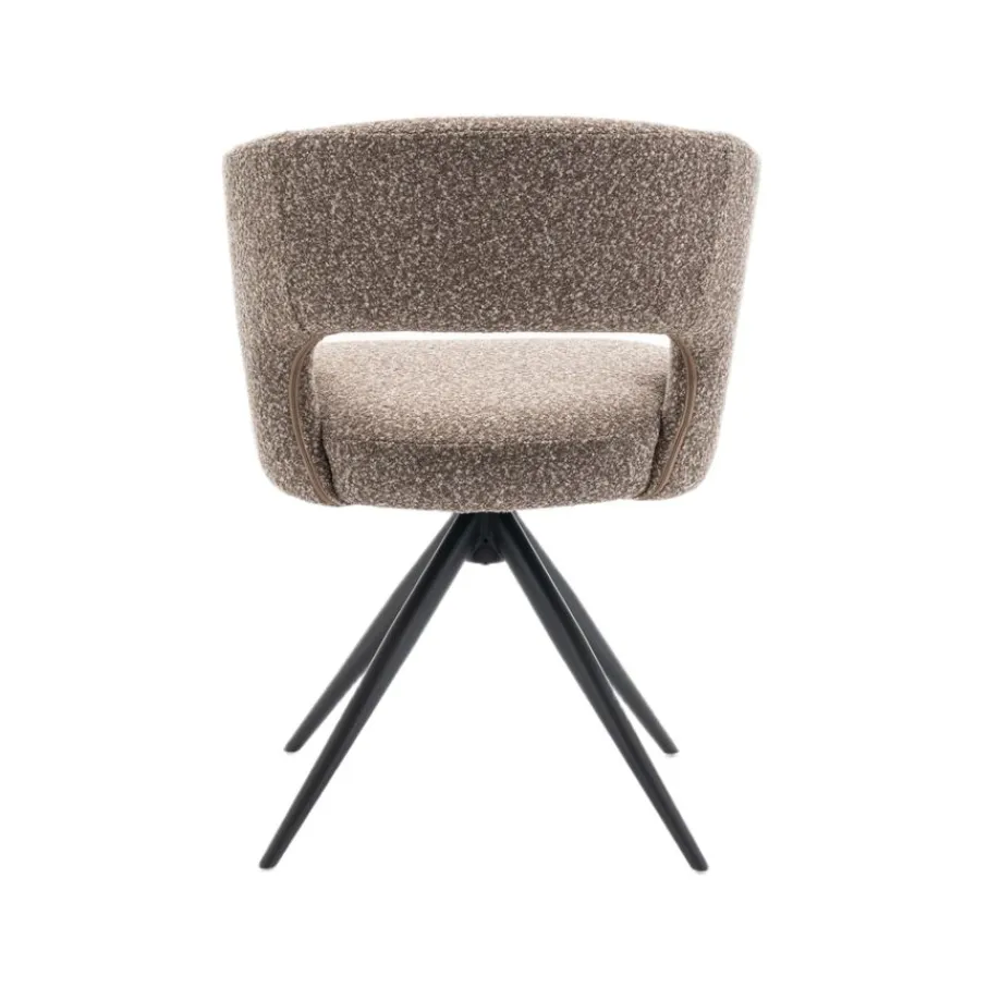 Eetkamerstoelen< Draaibare Eetkamerstoel Terra Taupe