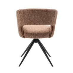 Eetkamerstoelen< Draaibare Eetkamerstoel Terra Roestbruin