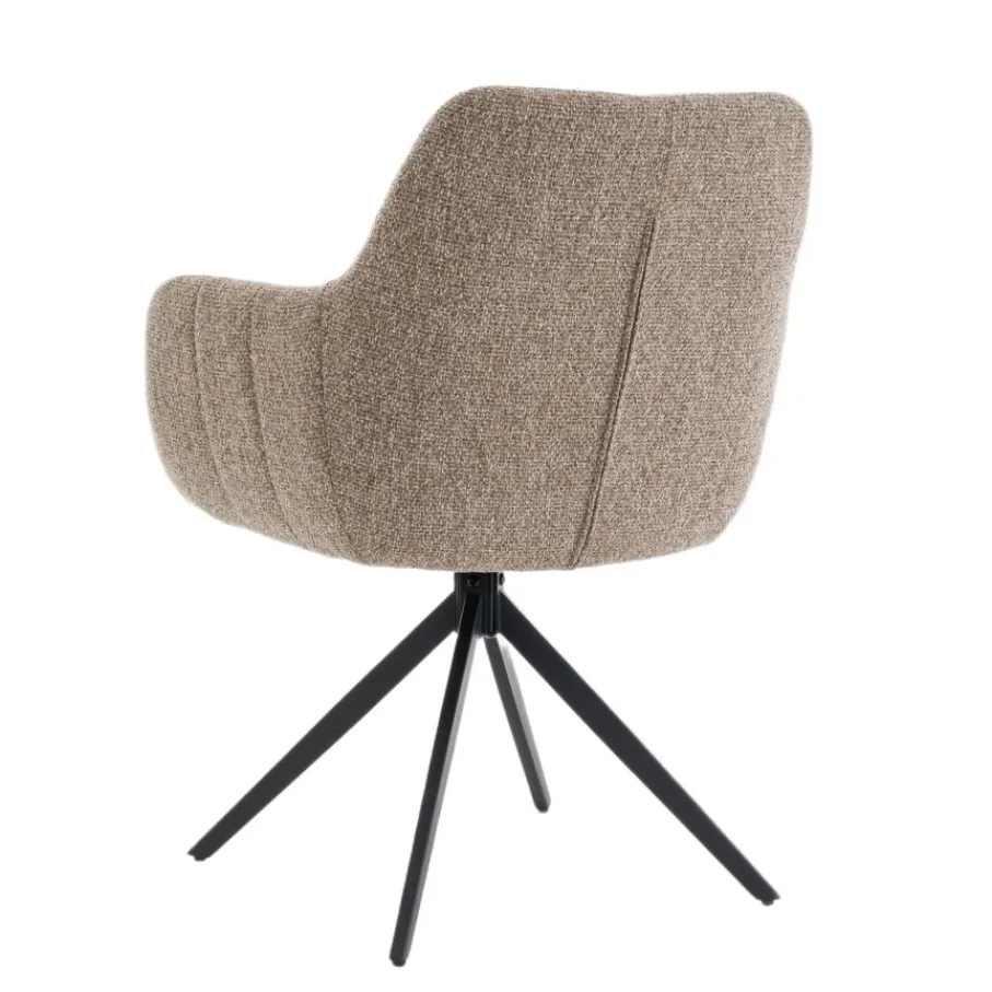 Eetkamerstoelen< Draaibare Eetkamerstoel Tibor Beige