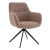 Eetkamerstoelen< Draaibare Eetkamerstoel Tibor Bruin