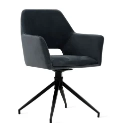 Eetkamerstoelen< Draaibare Eetkamerstoel Tiernan Antraciet