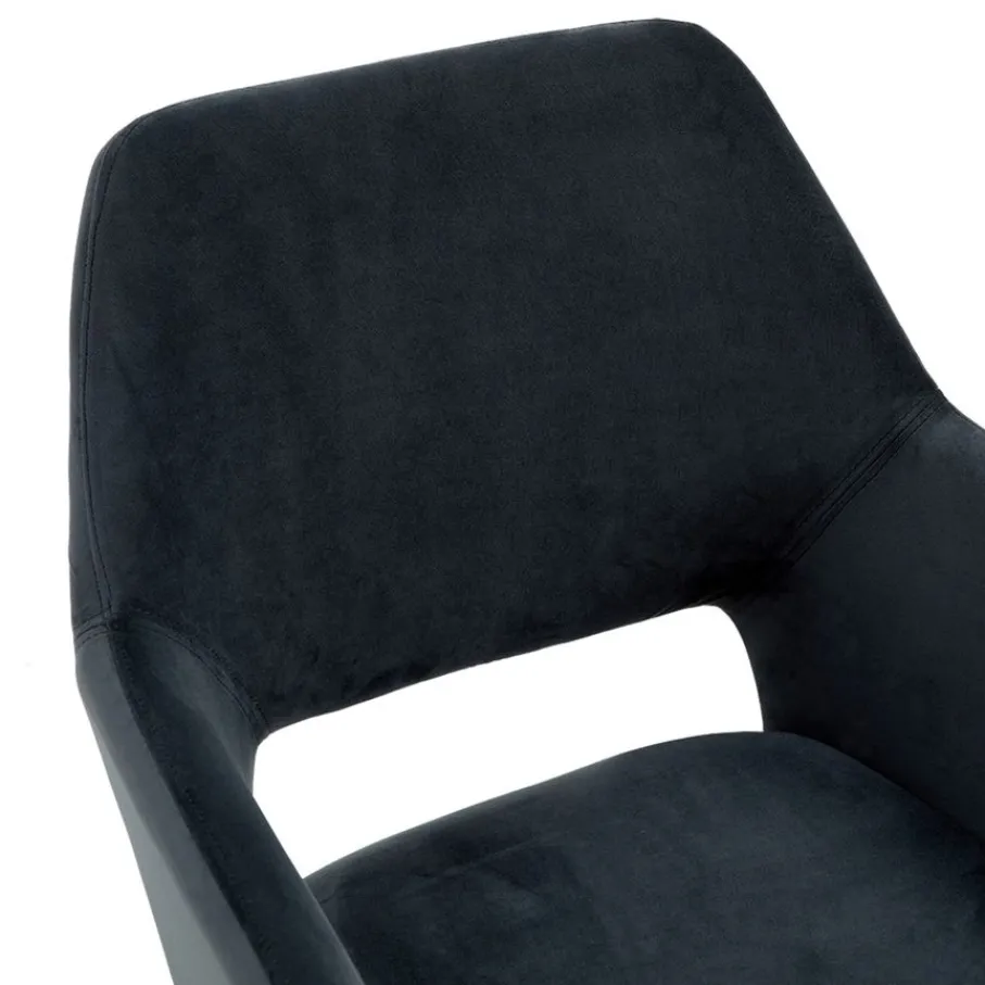 Eetkamerstoelen< Draaibare Eetkamerstoel Tiernan Antraciet