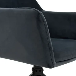 Eetkamerstoelen< Draaibare Eetkamerstoel Tiernan Antraciet