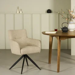 Eetkamerstoelen< Draaibare Eetkamerstoel Tonsberg Liver