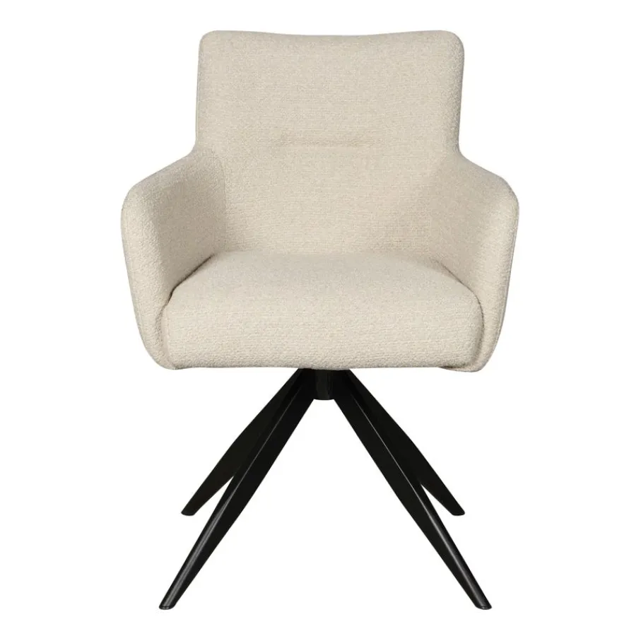 Eetkamerstoelen< Draaibare Eetkamerstoel Tonsberg Beige