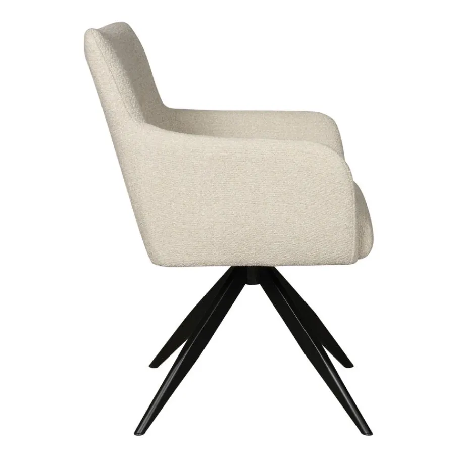 Eetkamerstoelen< Draaibare Eetkamerstoel Tonsberg Beige