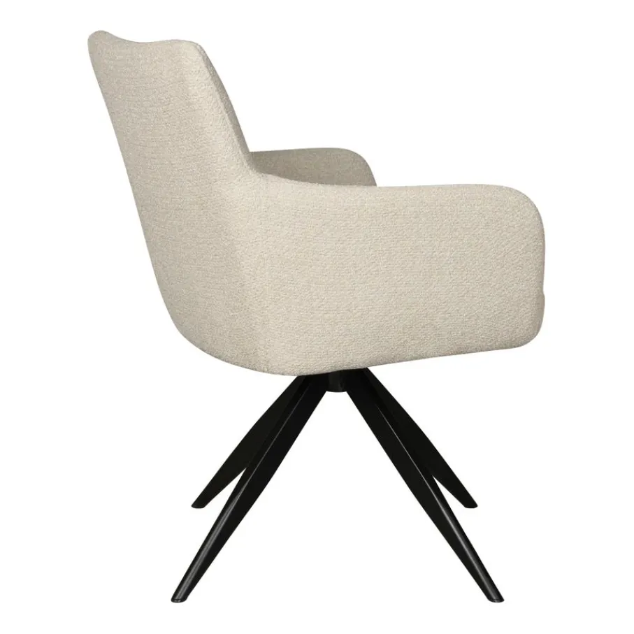Eetkamerstoelen< Draaibare Eetkamerstoel Tonsberg Beige