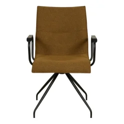 Eetkamerstoelen< Draaibare Eetkamerstoel Trondheim Cognac