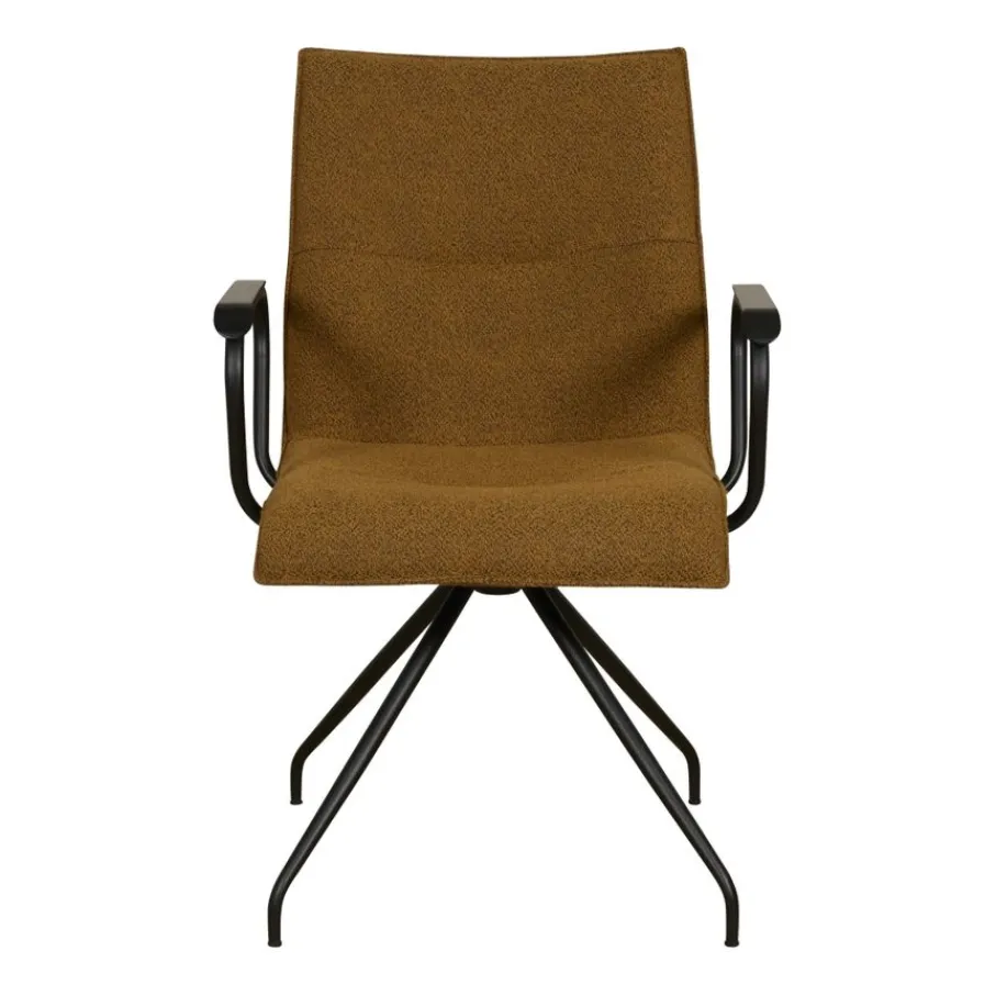 Eetkamerstoelen< Draaibare Eetkamerstoel Trondheim Cognac