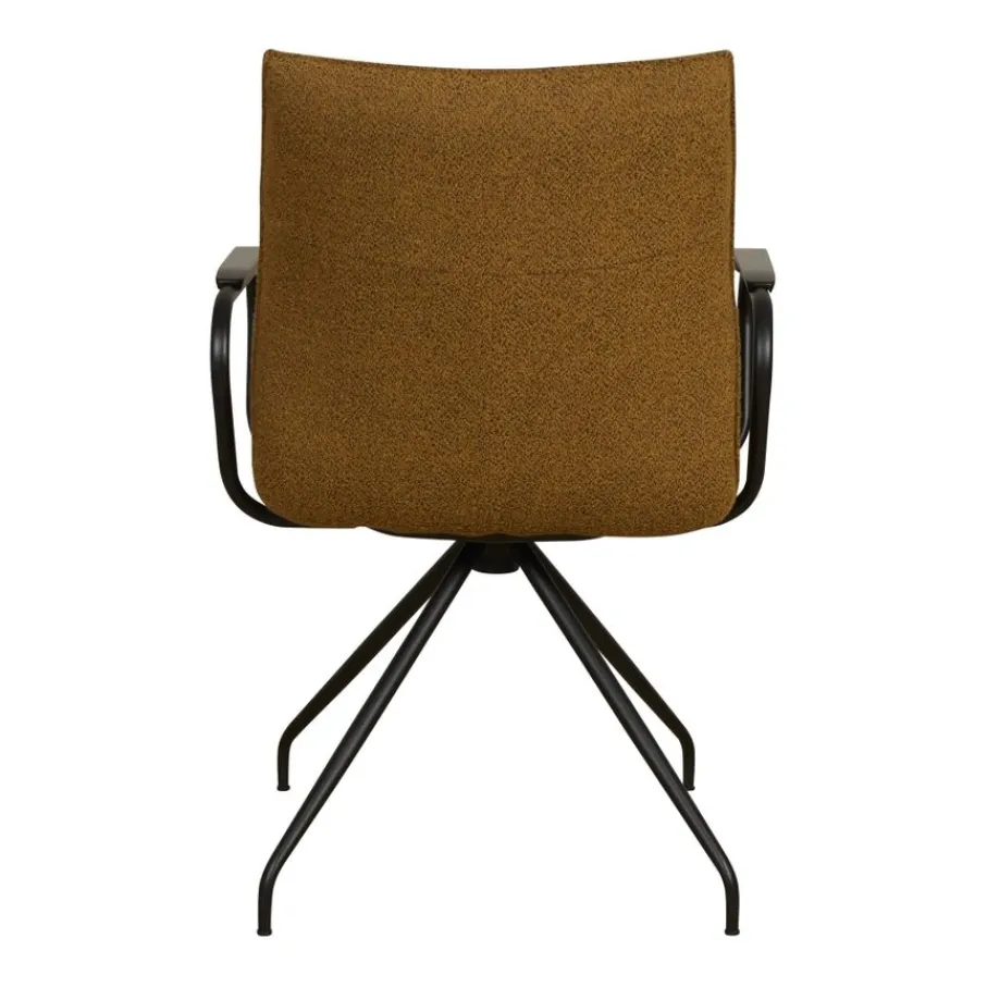 Eetkamerstoelen< Draaibare Eetkamerstoel Trondheim Cognac