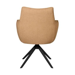 Eetkamerstoelen< Draaibare Eetkamerstoel Tumba Caramel