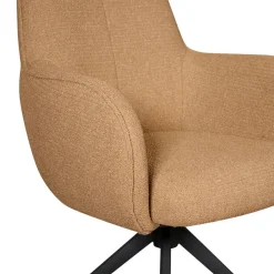 Eetkamerstoelen< Draaibare Eetkamerstoel Tumba Caramel