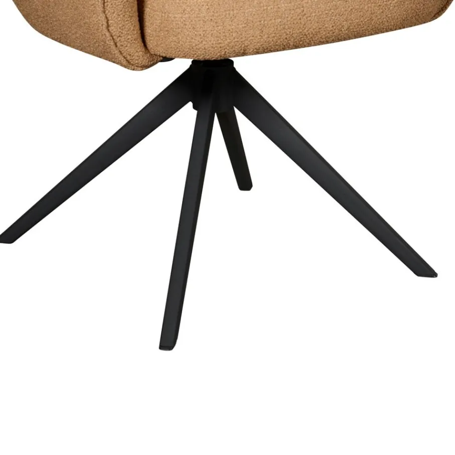Eetkamerstoelen< Draaibare Eetkamerstoel Tumba Caramel