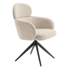 Eetkamerstoelen< Draaibare Eetkamerstoel Twin Greige