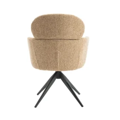 Eetkamerstoelen< Draaibare Eetkamerstoel Twin Mosterd