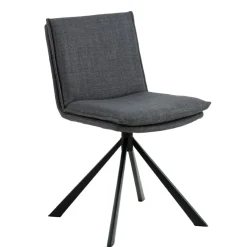 Eetkamerstoelen< Draaibare Eetkamerstoel Ulf Donkergrijs