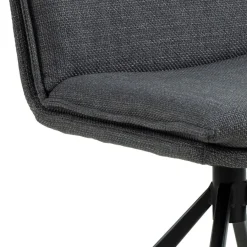 Eetkamerstoelen< Draaibare Eetkamerstoel Ulf Donkergrijs