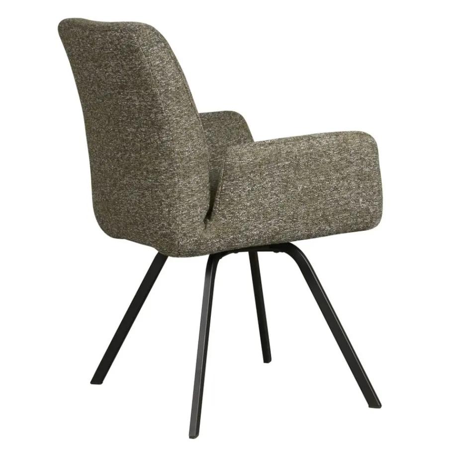 Eetkamerstoelen< Draaibare Eetkamerstoel Vana Groen