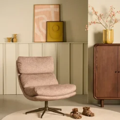 Fauteuils< Draaifauteuil Masso Beige
