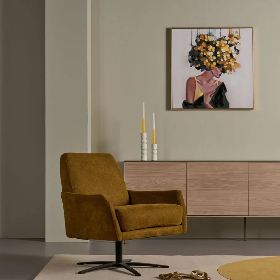 Fauteuils< Draaifauteuil Perth Oker