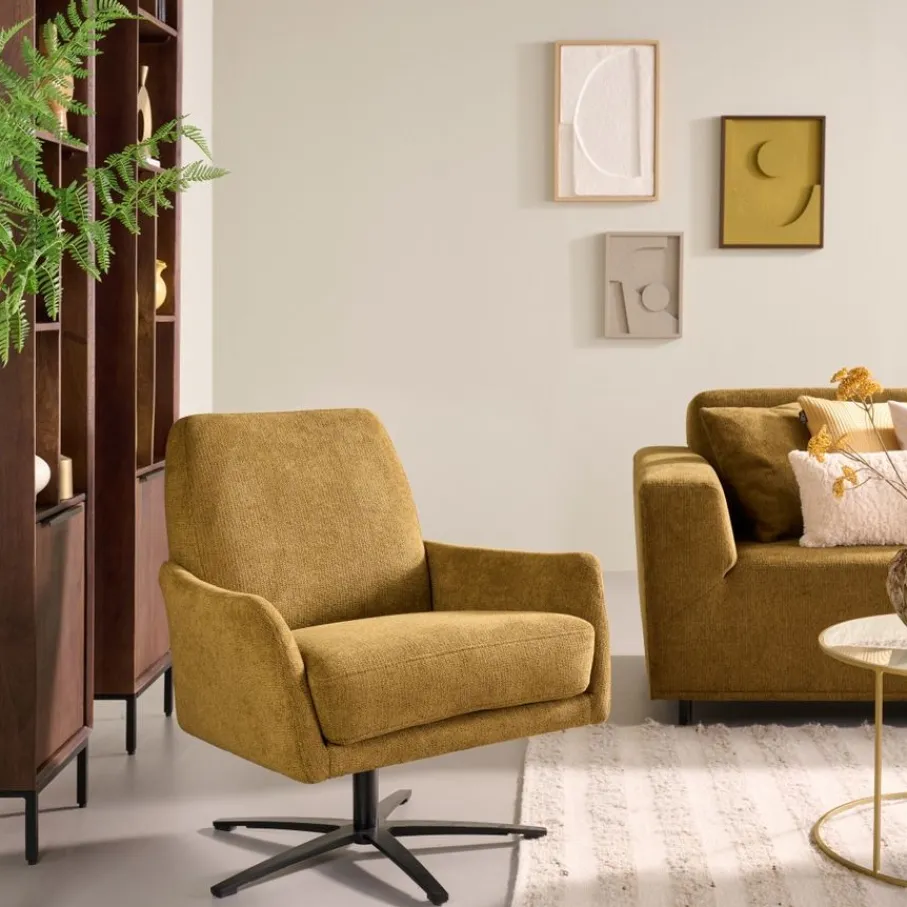 Fauteuils< Draaifauteuil Perth Oker