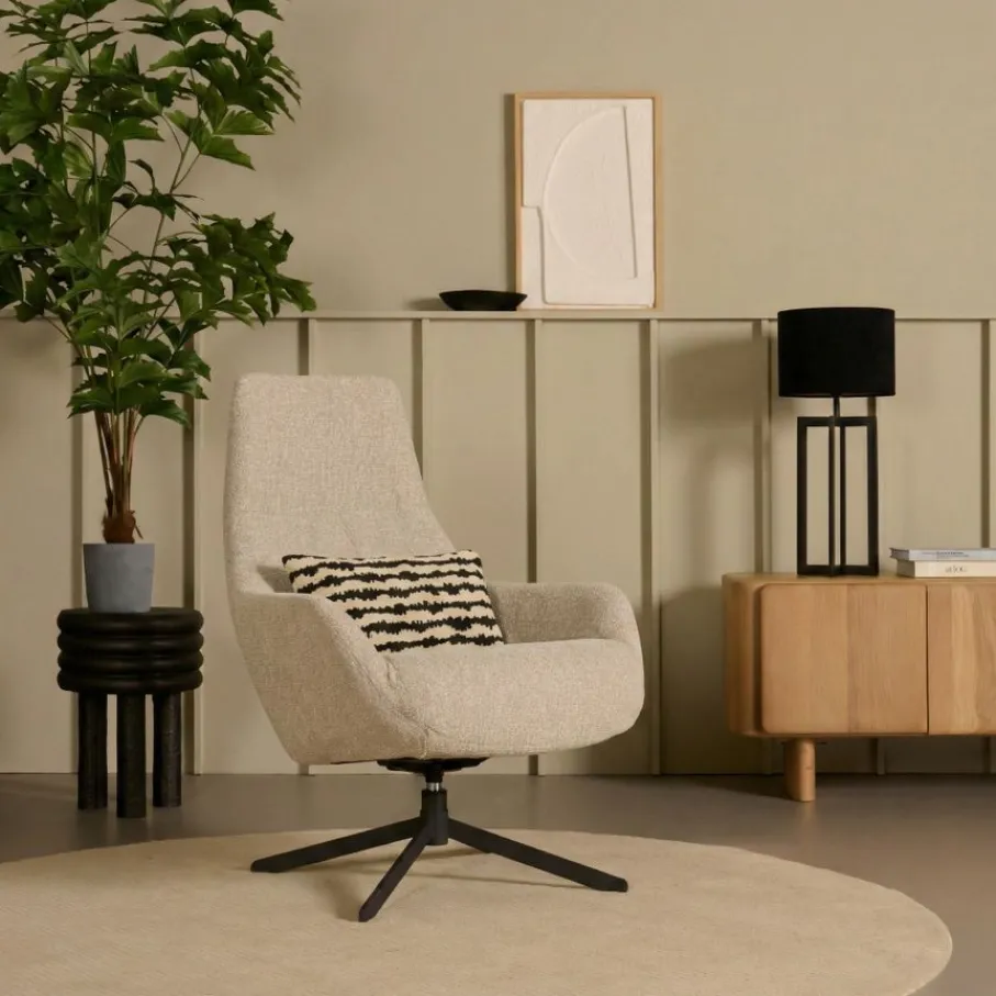 Fauteuils< Draaifauteuil Solva Beige
