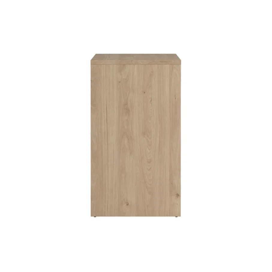Ladekasten|Dressoirs< Dressoir Atlanta Eiken / Hoogglans Wit - 119x84x48 cm