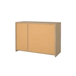 Ladekasten|Dressoirs< Dressoir Atlanta Eiken / Hoogglans Wit - 119x84x48 cm