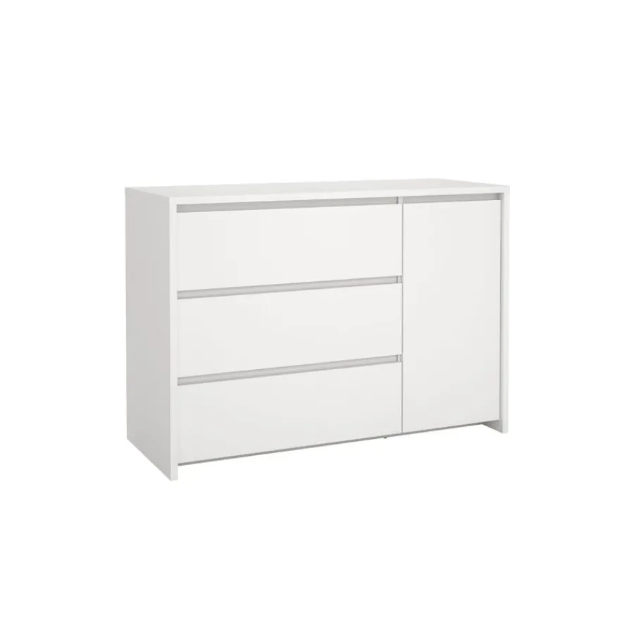Ladekasten|Dressoirs< Dressoir Atlanta Wit - 119x84x48 cm