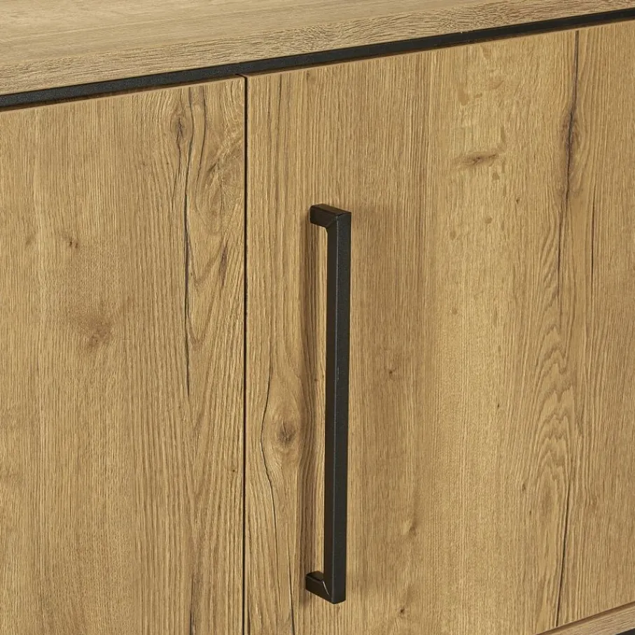 Dressoirs< Dressoir Batenburg Naturel - 210x80x45 cm
