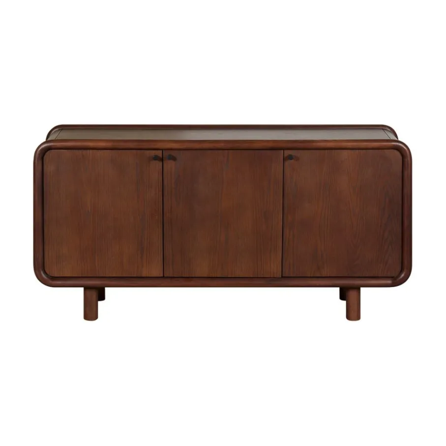 Dressoirs< Dressoir Boogie Donkerbruin - 90x120x43 cm