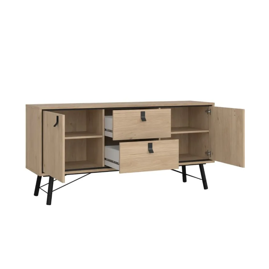 Dressoirs< Dressoir Denver Eiken - 150x72x40 cm