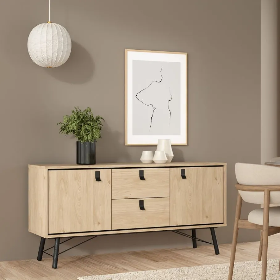 Dressoirs< Dressoir Denver Eiken - 150x72x40 cm