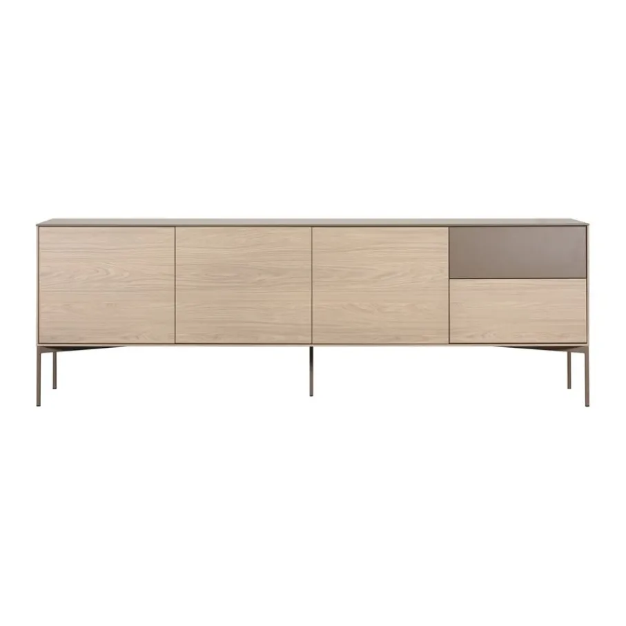 Dressoirs< Dressoir Fado Naturel - 225x75x42 cm