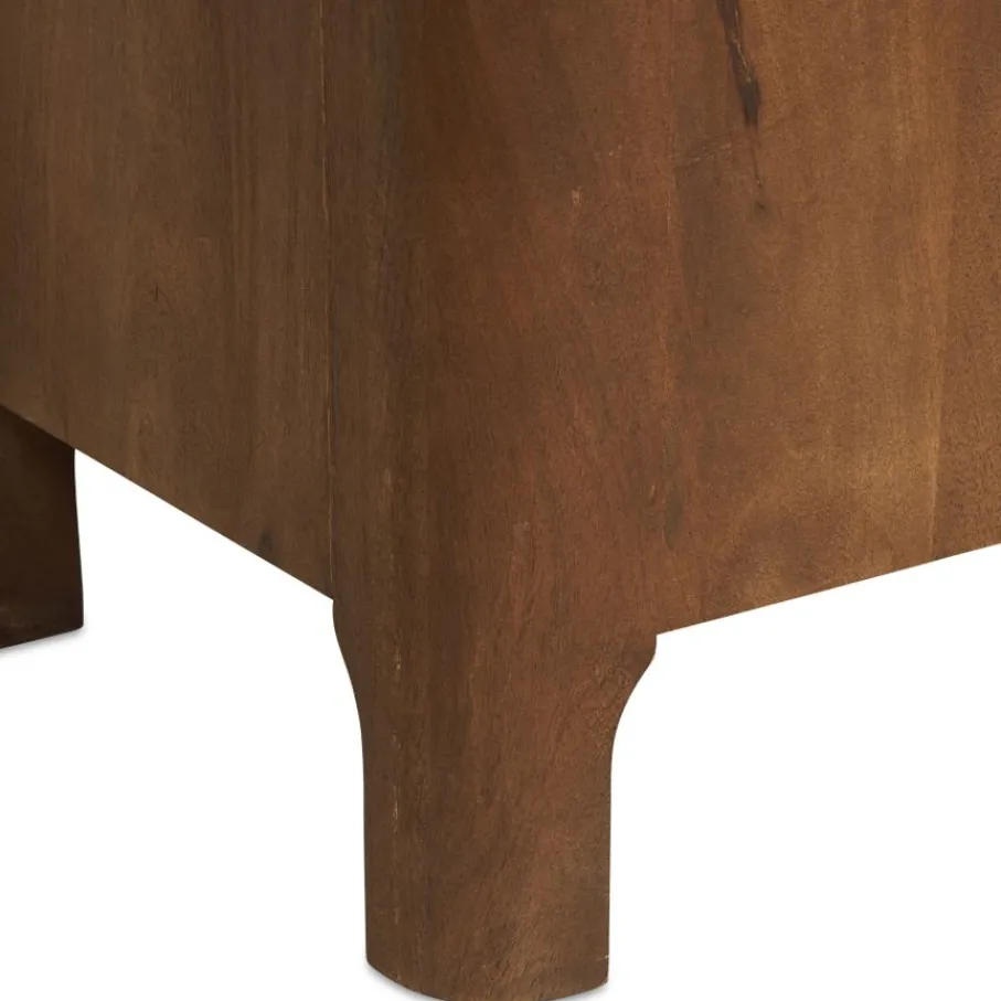 Dressoirs< Dressoir Liam Bruin / Marmer - 180x80x45 cm