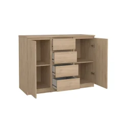 Opbergkasten< Dressoir Luna Eiken - 121x91x50 cm