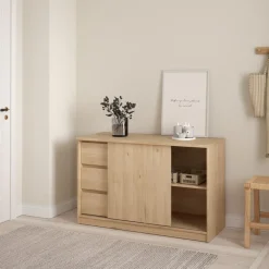 Opbergkasten< Dressoir Luna Eiken - 119x76x50 cm