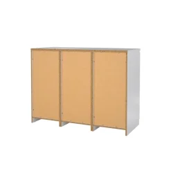 Opbergkasten< Dressoir Luna Hoogglans Wit - 121x91x50 cm