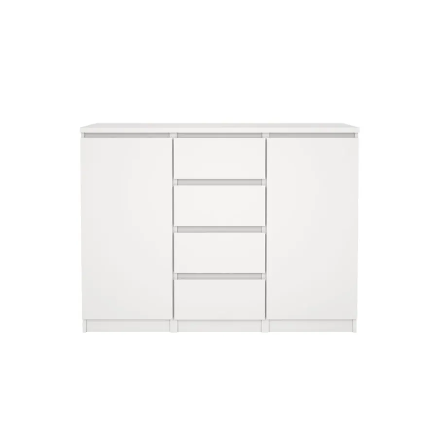 Opbergkasten< Dressoir Luna Wit - 121x91x50 cm