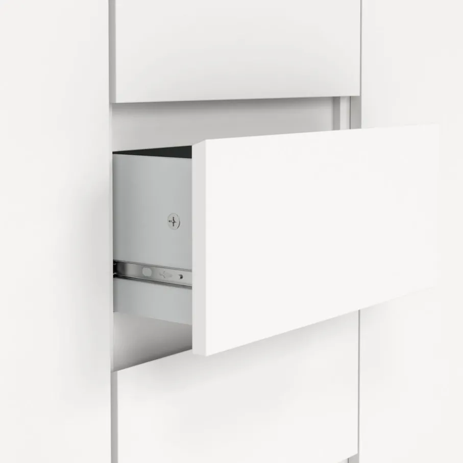 Opbergkasten< Dressoir Luna Wit - 121x91x50 cm