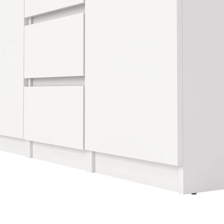 Opbergkasten< Dressoir Luna Wit - 121x91x50 cm