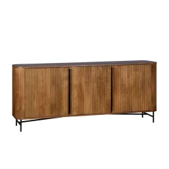 Dressoirs< Dressoir Rego Bruin - 176x76x40 cm