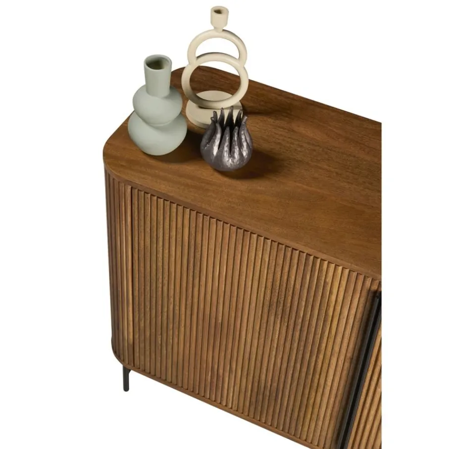 Dressoirs< Dressoir Rego Bruin - 176x76x40 cm