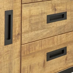 Dressoirs< Dressoir Tilburg Naturel - 212x80x45 cm