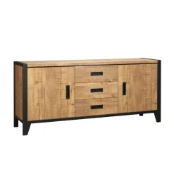 Dressoirs< Dressoir Tilburg Naturel - 180x80x45 cm