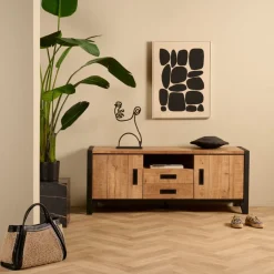 Dressoirs< Dressoir Tilburg Naturel - 180x80x45 cm