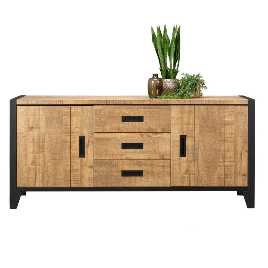 Dressoirs< Dressoir Tilburg Naturel - 180x80x45 cm