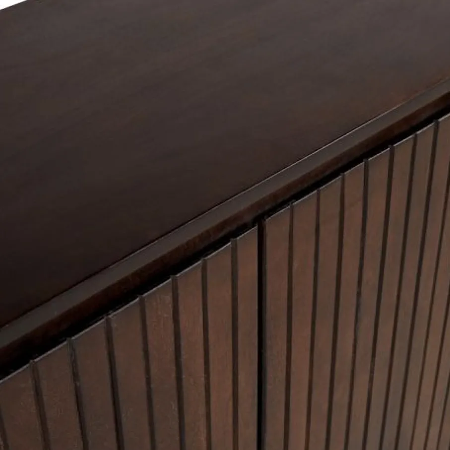 Dressoirs< Dressoir Viktor Donkerbruin - 180x80x40 cm