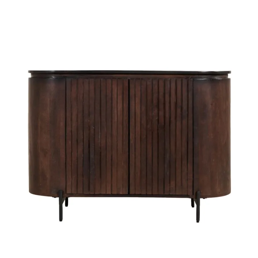 Dressoirs< Dressoir Viktor Donkerbruin - 115x80x40 cm