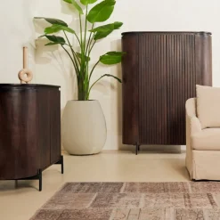 Dressoirs< Dressoir Viktor Donkerbruin - 115x80x40 cm